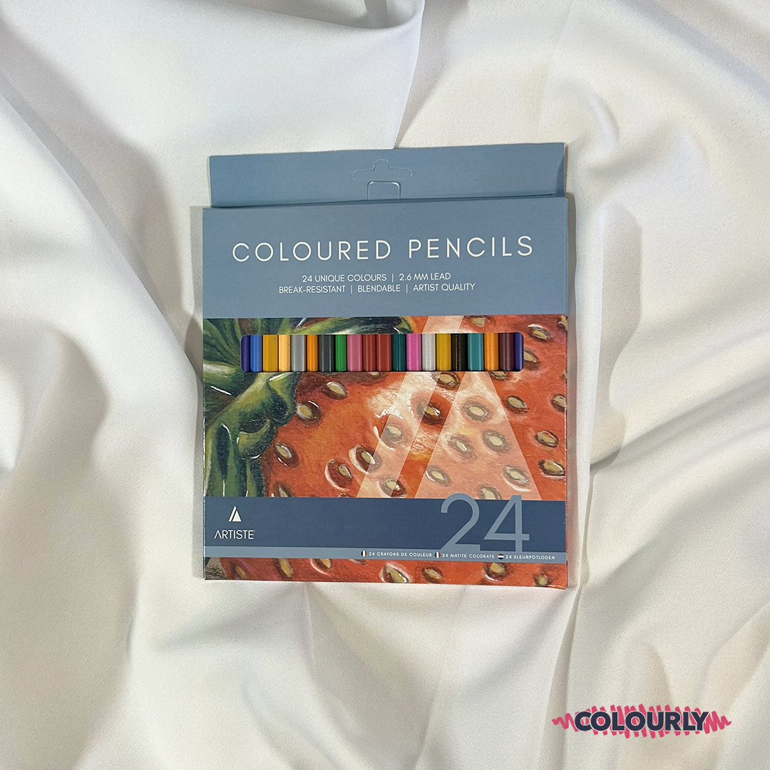 Artist Colouring Pencils, 24 Colours