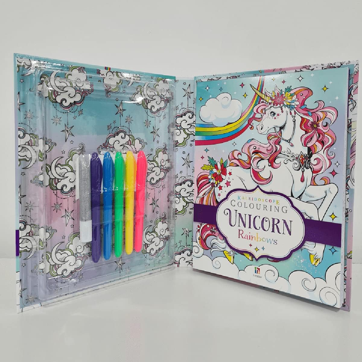 Kaleidoscope Colouring Kit: Unicorn Rainbows