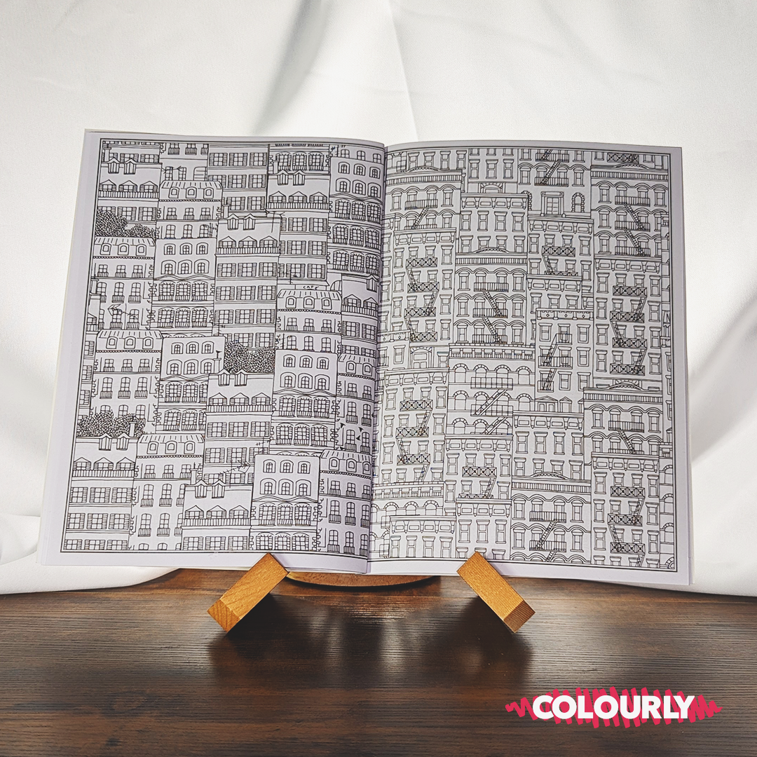 Amazing City: An Anti-Stress Colouring Books