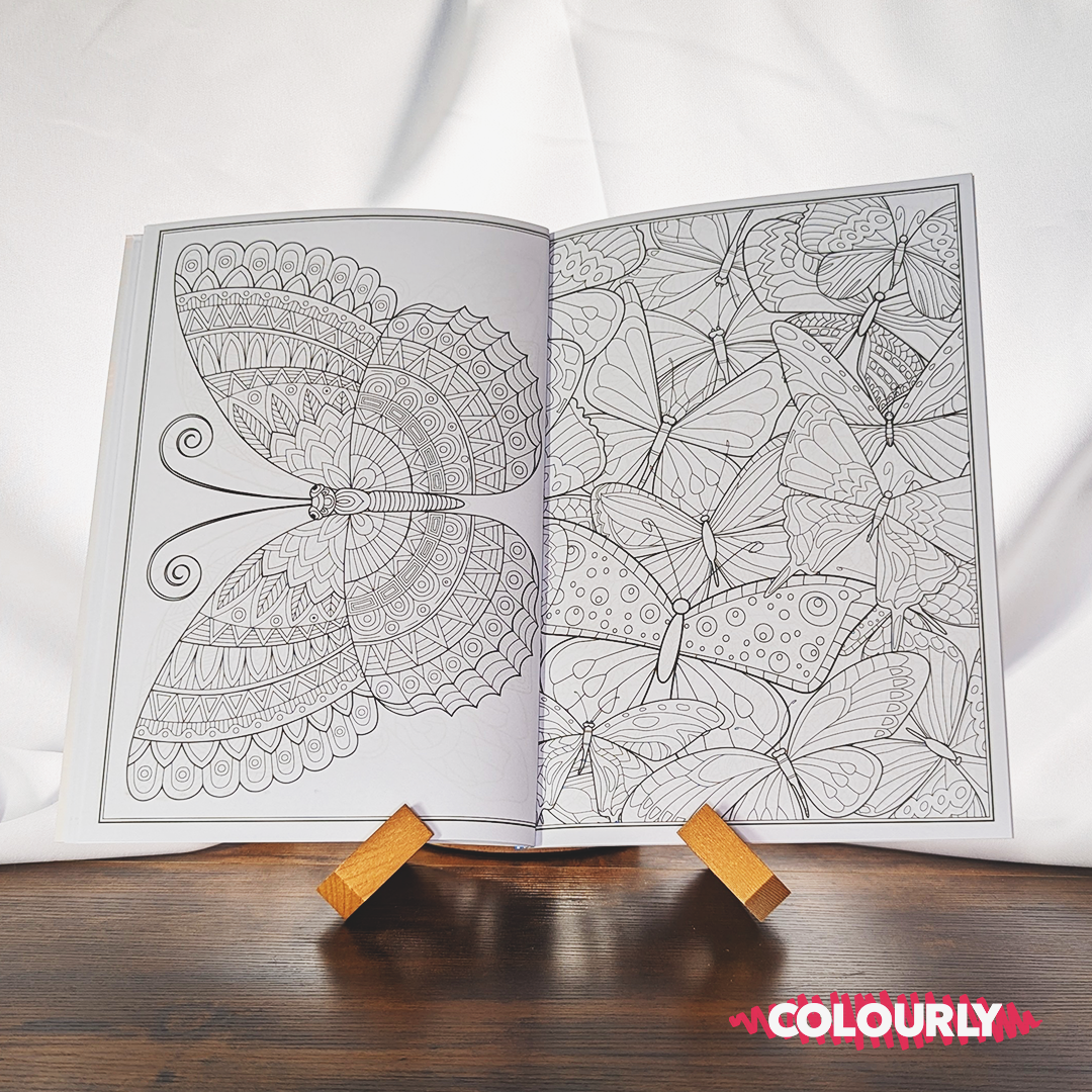 Beautiful Butterflies: Anti-Stress Colouring