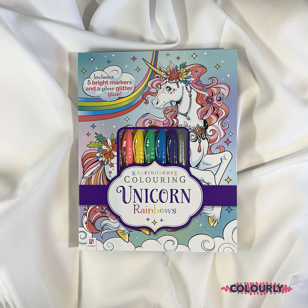 Kaleidoscope Colouring Kit: Unicorn Rainbows