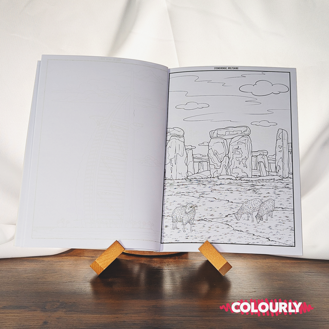 Advanced Colouring: Famous Places