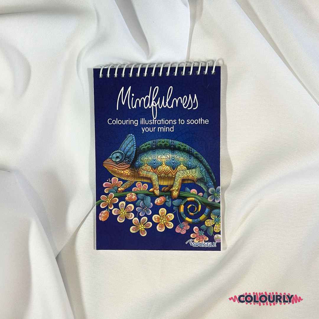 Spiral Bound Advanced Colouring: Mindfulness Sapphire