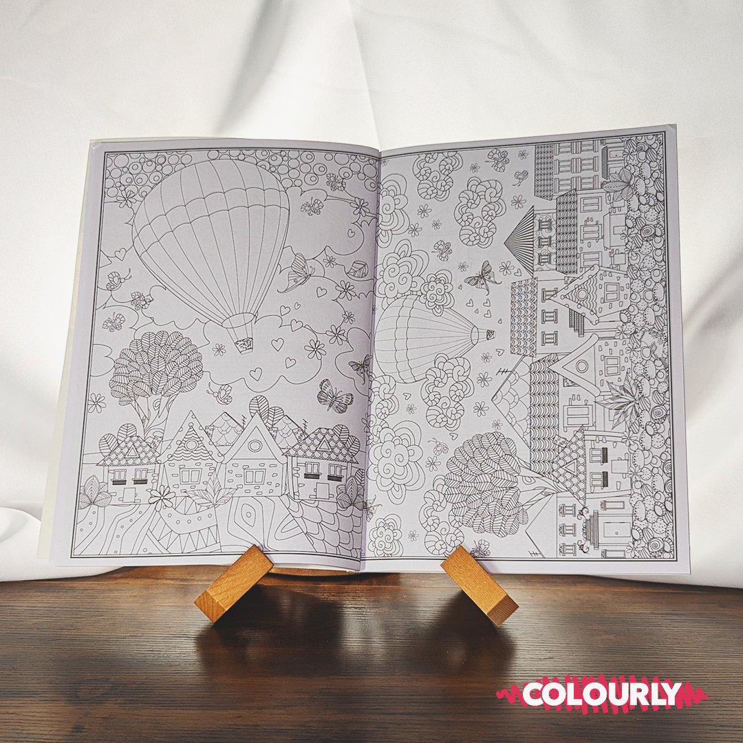 Nature Scenery: An Anti-Stress Colouring Books