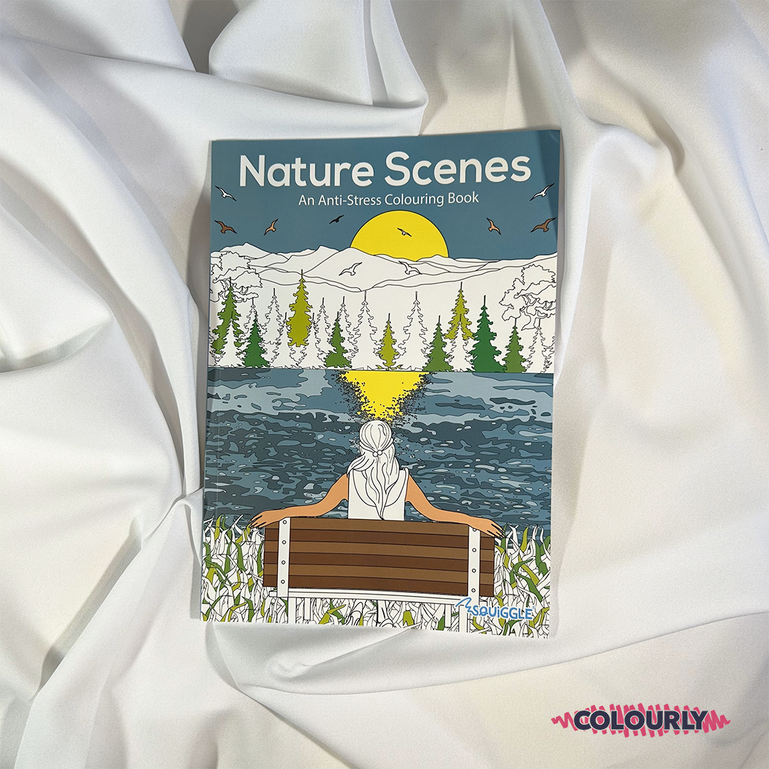 Nature Scenery: An Anti-Stress Colouring Books